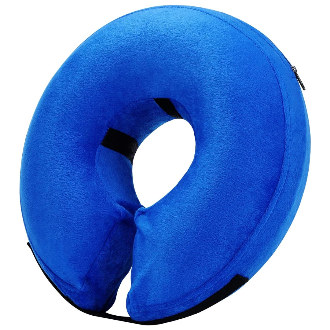 Collier de chien gonflable protecteur - Anneau de récupération doux et confortable