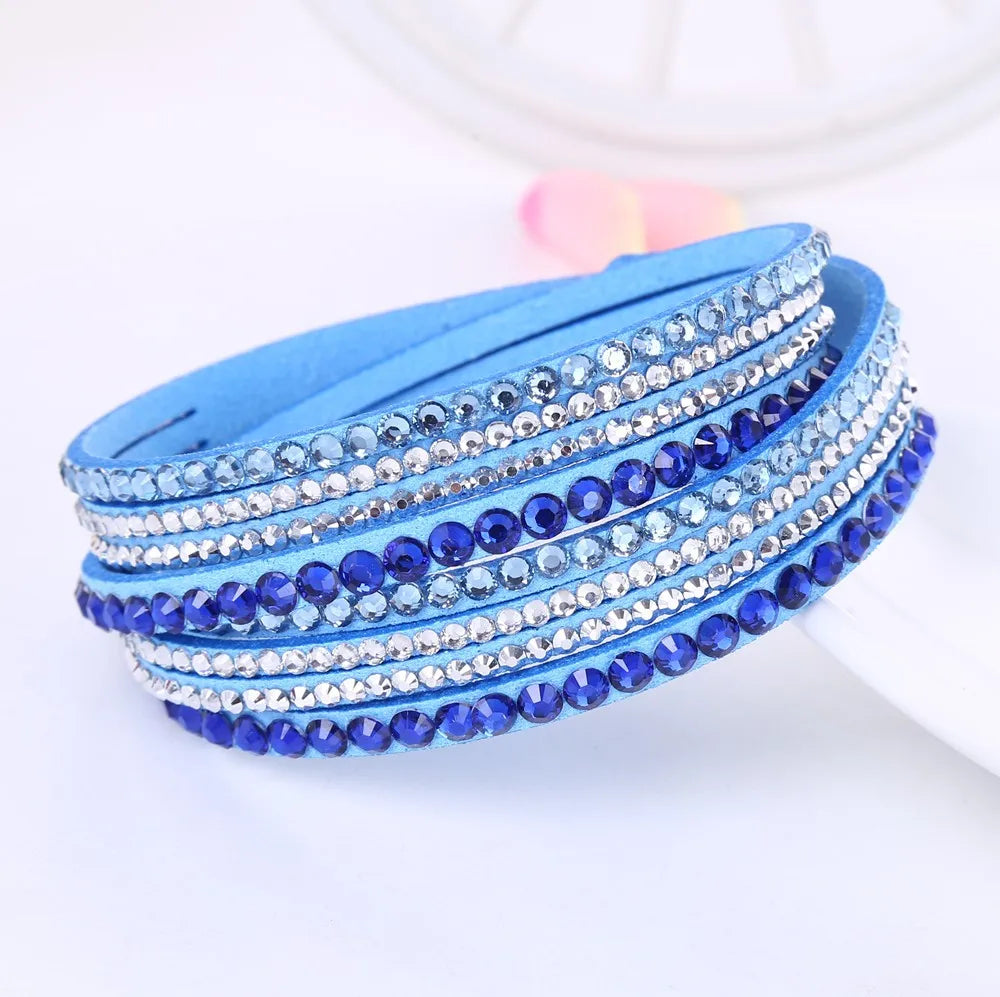 Bracelet en strass à plusieurs couches