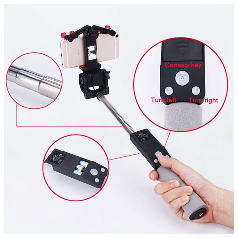Bâton à Selfie Bluetooth avec Rotation à 360° – SpinShot
