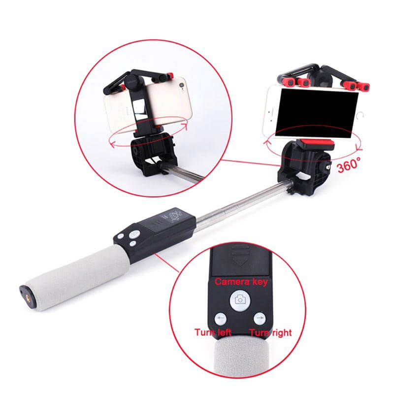 Bâton à Selfie Bluetooth avec Rotation à 360° – SpinShot