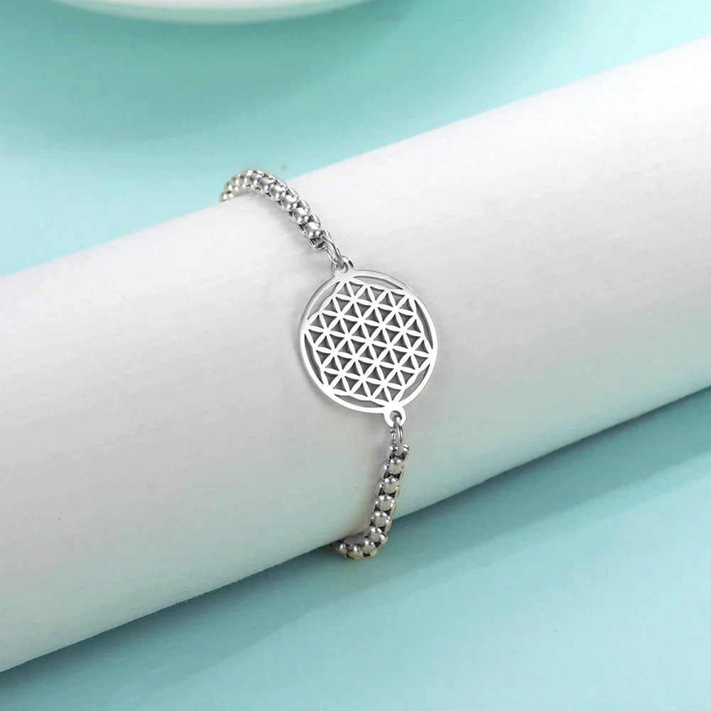 Bracelet Vintage Chakra-Fleur de Vie