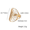 Bague ajustable « Fleur de Vie ».