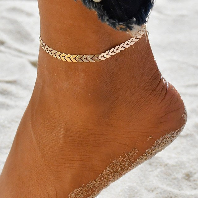 Bein schön | Bijoux de cheville en perles pour femmes
