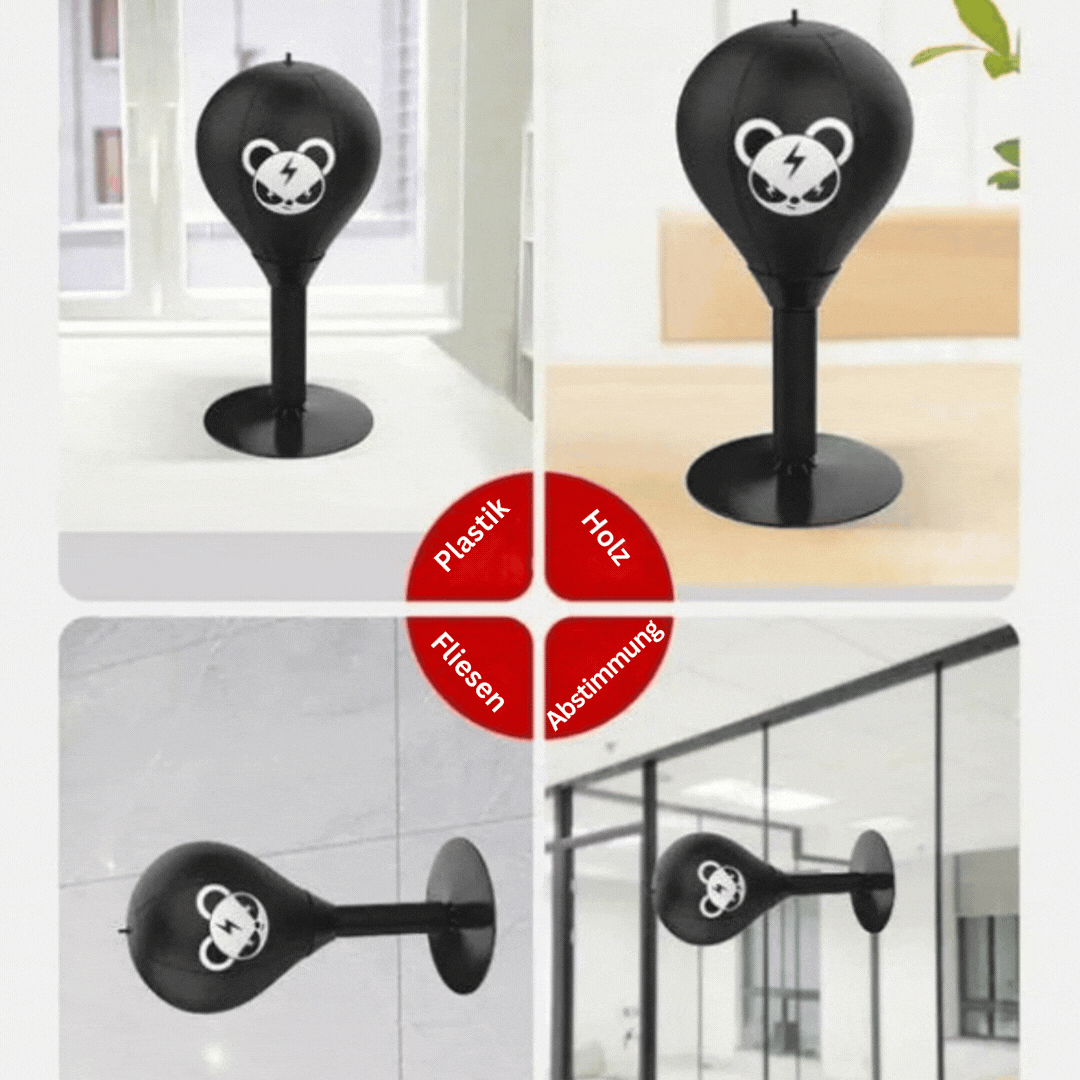 Boxball avec base à ventouse puissante – PowerStrike