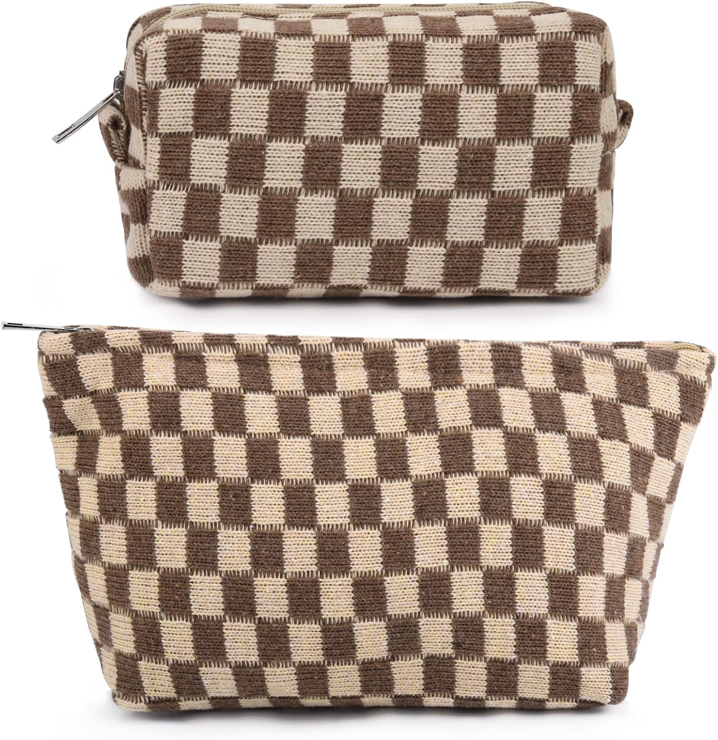 Trousse de Maquillage à Carreaux Indispensable