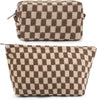 Trousse de Maquillage à Carreaux Indispensable