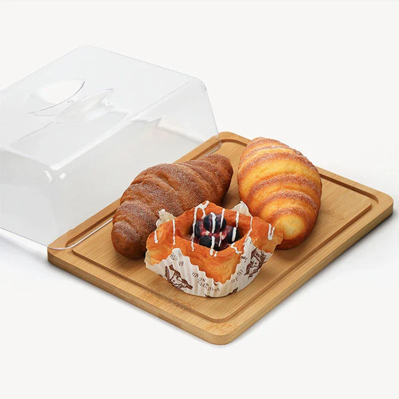 Beurrier rectangulaire avec couvercle en bambou - FreshSeal