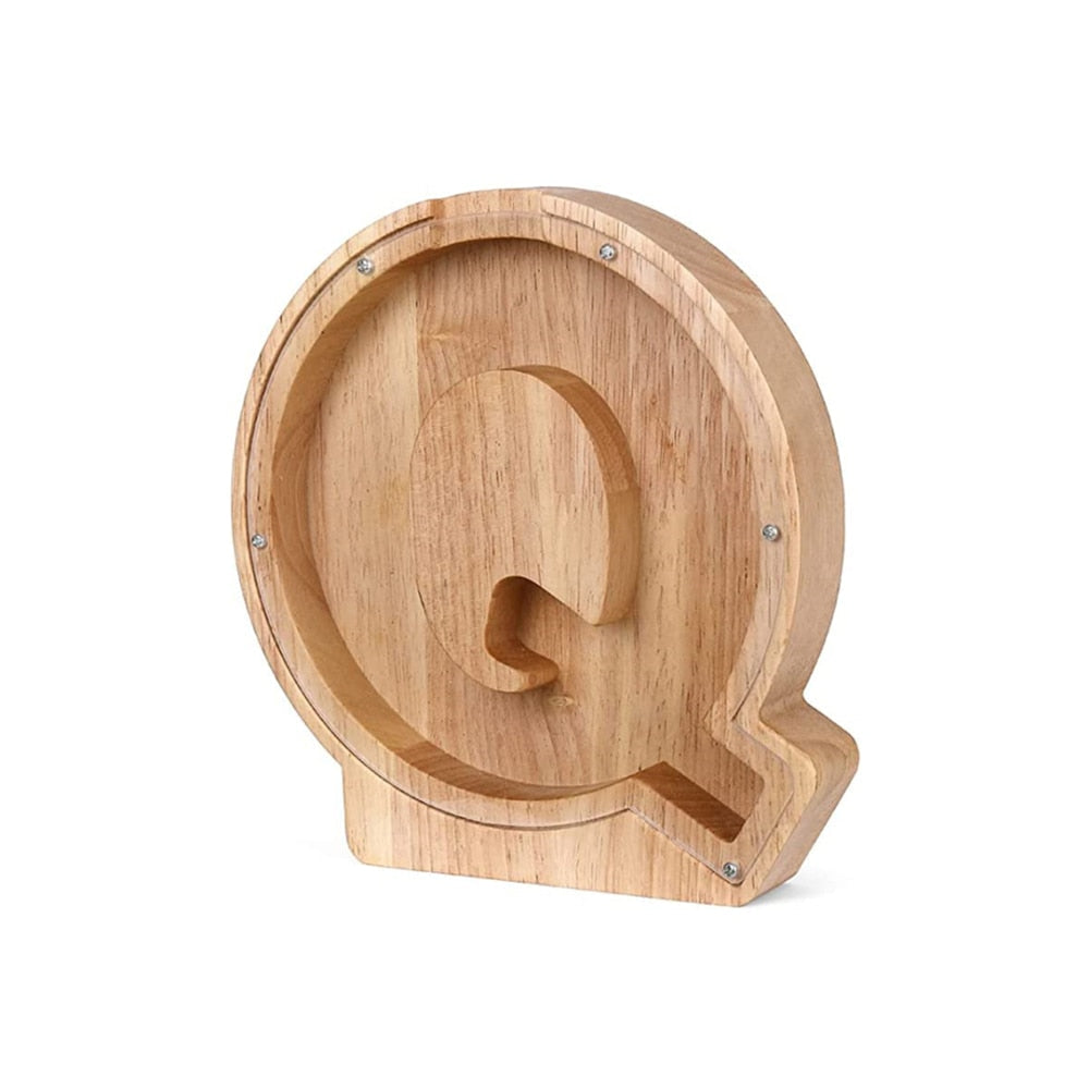 Tirelire Alphabet en Bois - LetterSaver
