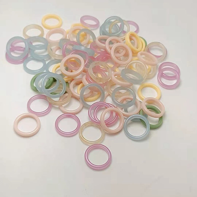 Acryl | Bague accessoire en résine acrylique
