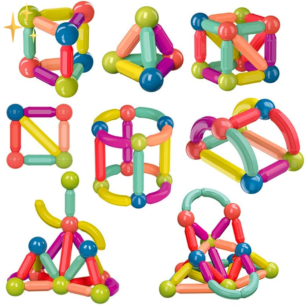 Blocs Magnétiques de 64 Pièces - Creatix