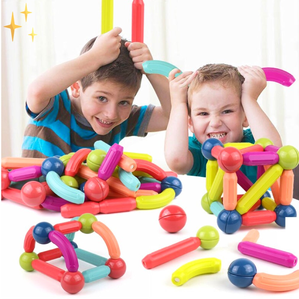 Blocs Magnétiques de 64 Pièces - Creatix