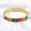 Bracelet géode charme doré