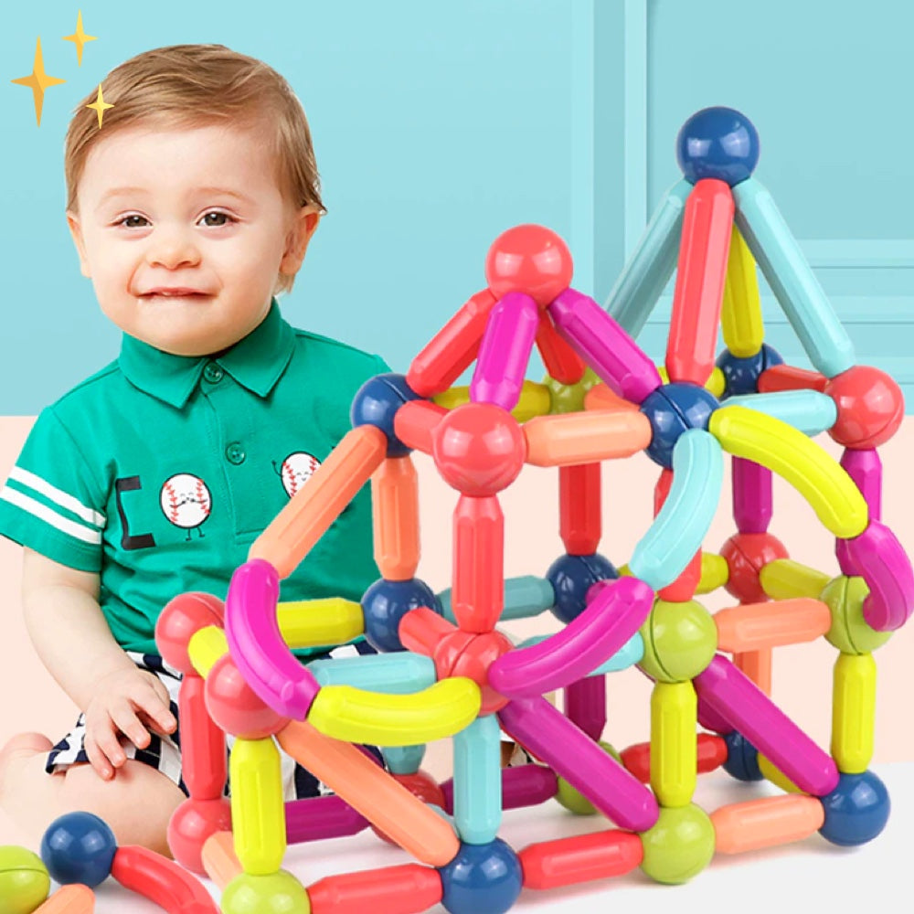 Blocs Magnétiques de 64 Pièces - Creatix