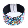 Bracelet en cuir avec cristaux en pierre naturelle