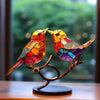 Oiseaux en verre coloré pour un design d'intérieur élégant - ChicGlass Birds