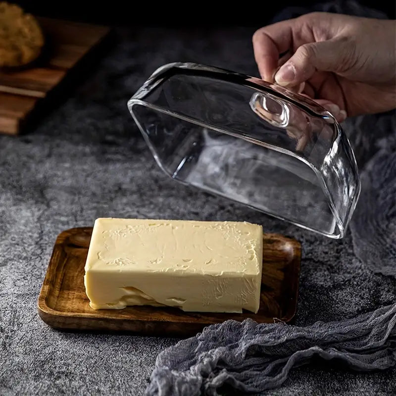 Beurrier en bois et verre – ButterElegance