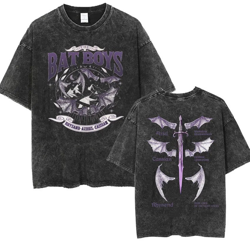 T-Shirt ACOTAR Les Garçons Chauves-souris