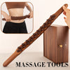 Bâton de Massage en Bois avec 31 Perles – Détente Musculaire Profonde