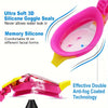 AquaKids Lunettes de Natation - Lunettes Confortables et Étanches pour Enfants