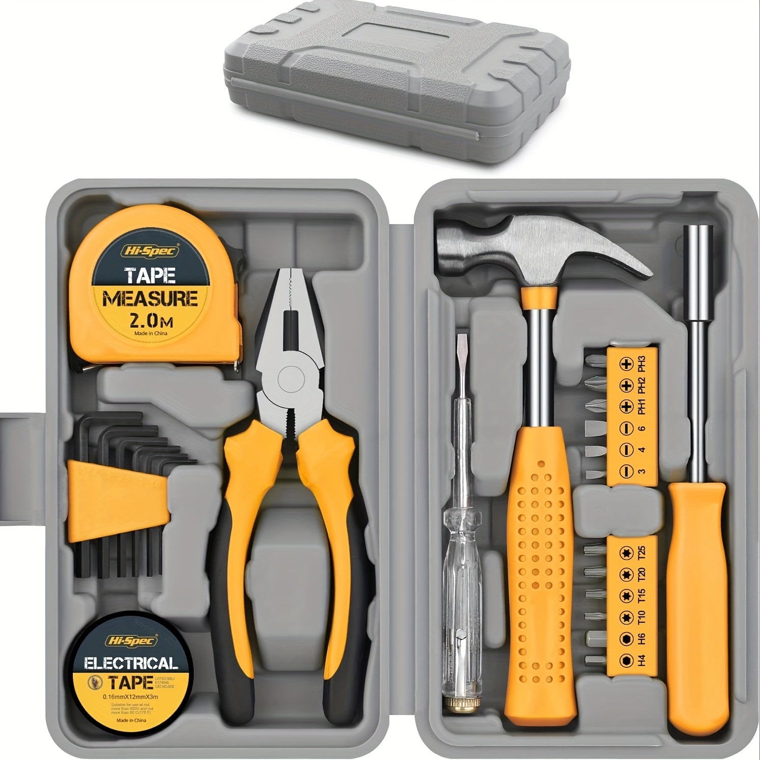 RegalCraft Luxe Ensemble d'Outils | Outils manuels essentiels pour des projets DIY élégants et l'entretien des véhicules