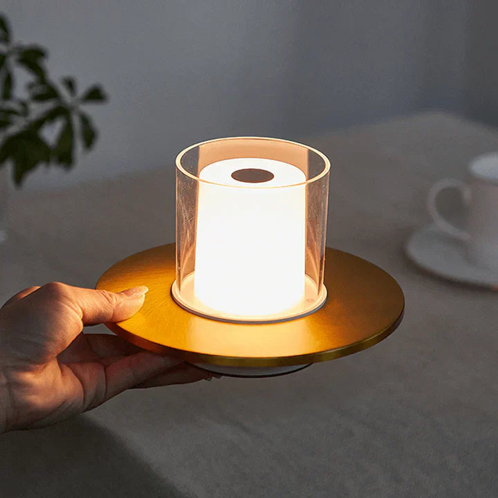 Bougie Induction LED Moderne – Lumière Sèche et Élégante