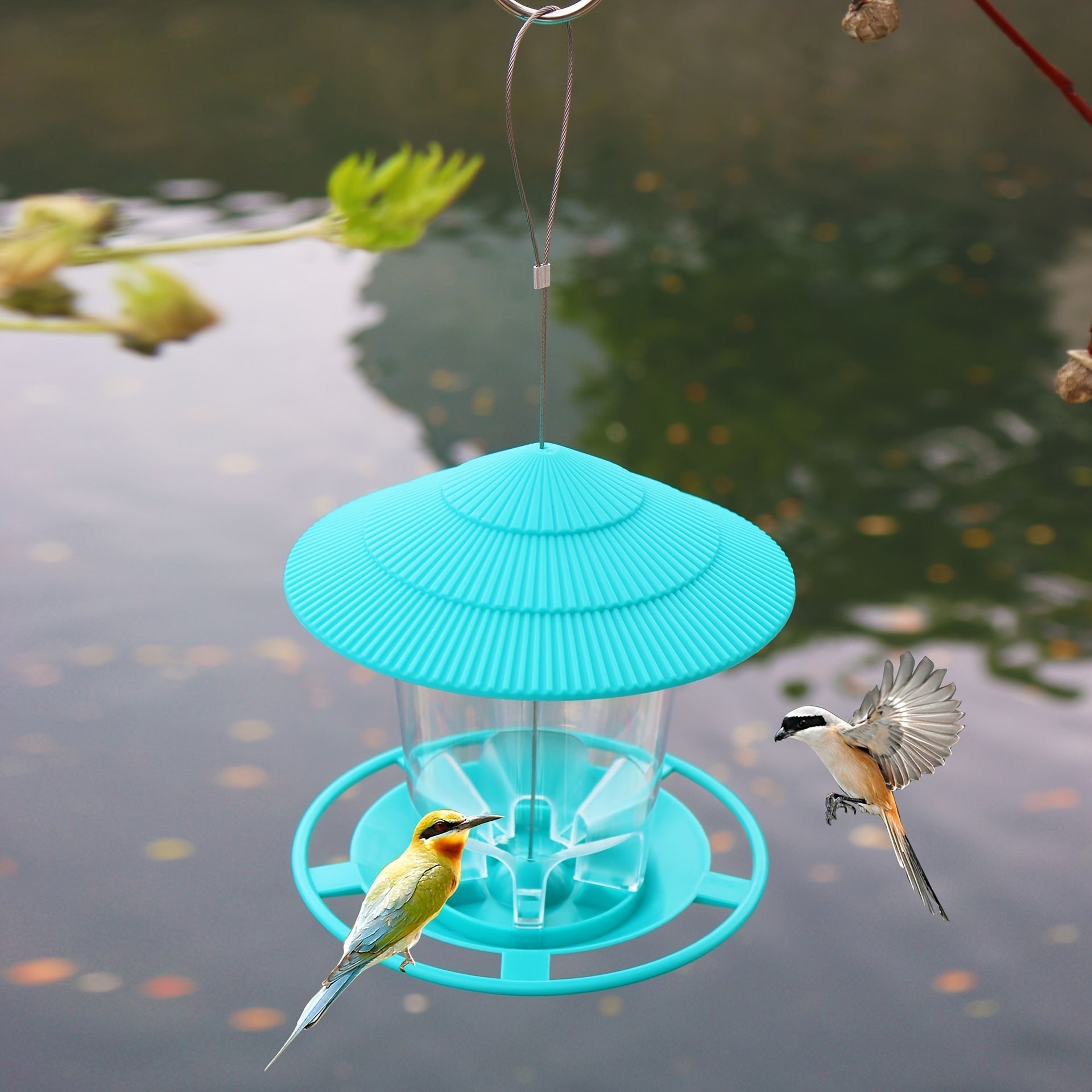 Station de Nourriture pour Oiseaux en Forme de Champignon – Pratique et Décoratif pour Jardins et Espaces Extérieurs