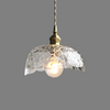 Suspension en Verre Élégante – Lampe Suspendue en Laiton et Verre Moderne
