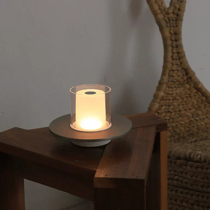 Bougie Induction LED Moderne – Lumière Sèche et Élégante