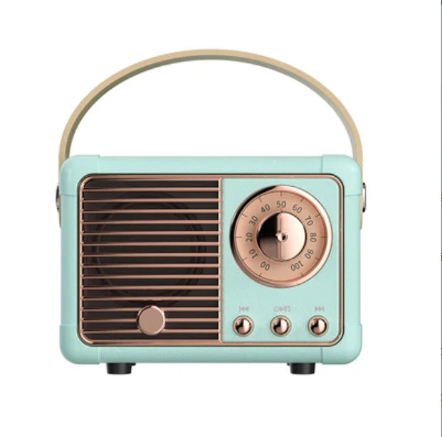 Haut-parleur Bluetooth Sonique Classic | Haut-parleur sans fil Premium 2.0 canaux avec un son riche et un design rétro