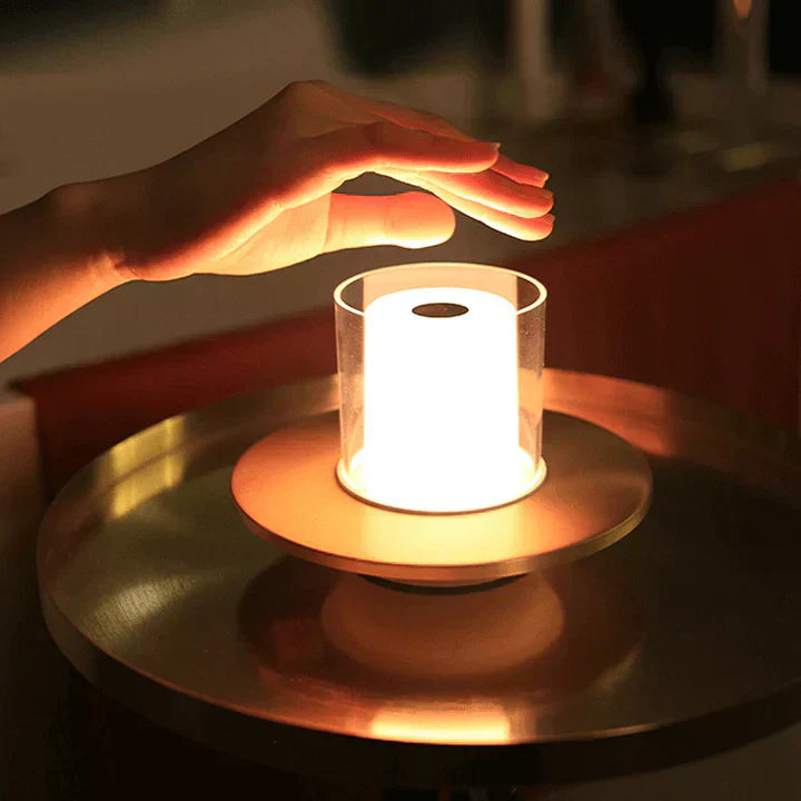 Bougie Induction LED Moderne – Lumière Sèche et Élégante