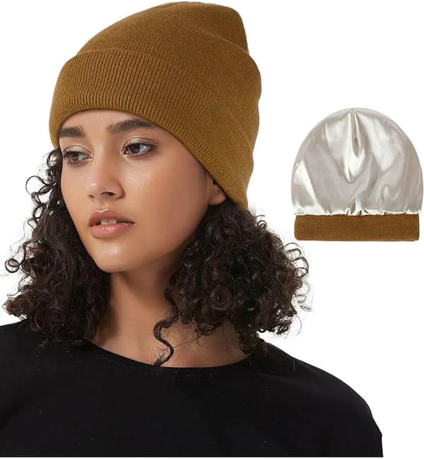 Bonnet d'Hiver avec Doublure en Soie - Noor