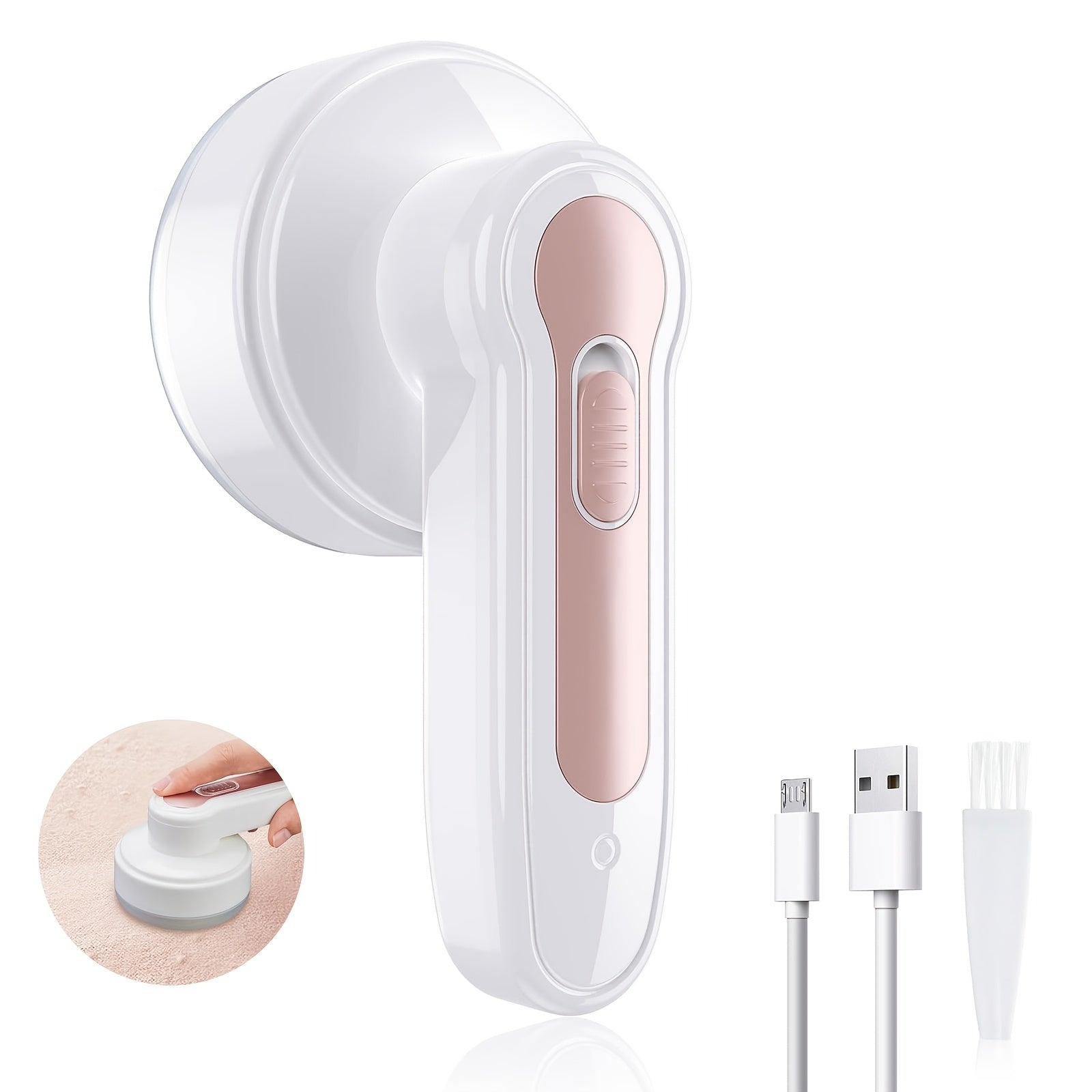 VelvetCare Luxe Éliminateur de Peluches Rechargeable | Élimination sans effort des peluches pour vêtements, meubles et tapis
