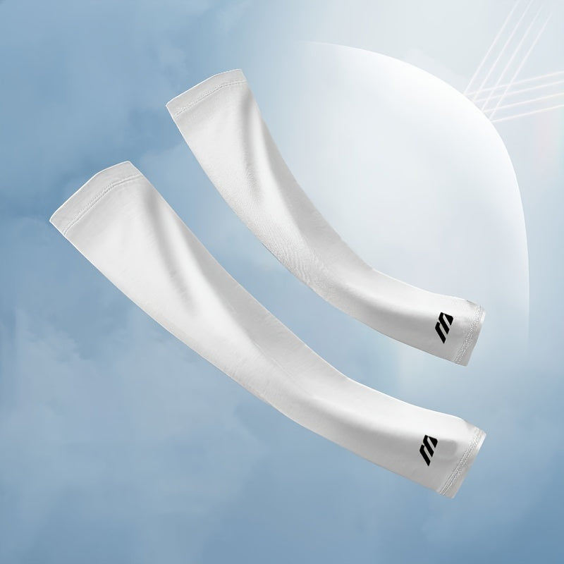 1 paire de manchons de bras unisexes respirants avec protection solaire - Refroidissement, protection UV pour la conduite, le golf, la pêche, le cyclisme, la randonnée et la course
