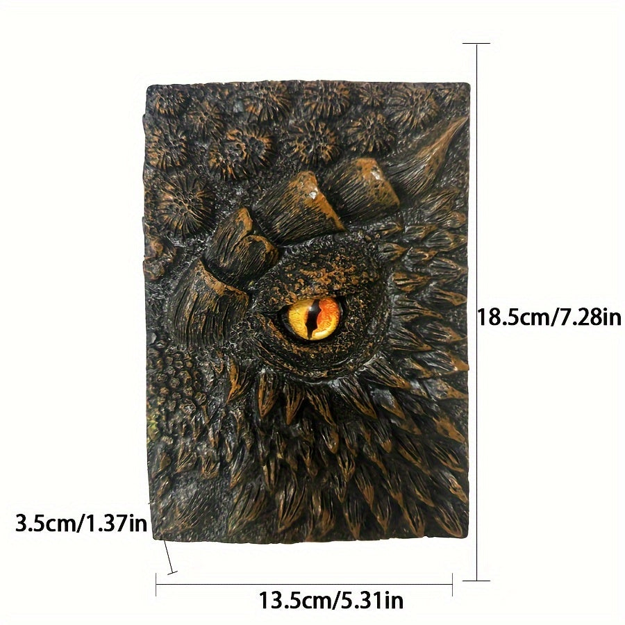Carnet de Fantaisie avec Œil de Dragon – Robuste et Artistique