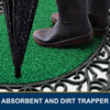 Tapis de Porte en PVC Résistant – Antidérapant et Absorbant pour Grandes Portes