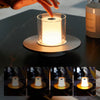 Bougie Induction LED Moderne – Lumière Sèche et Élégante