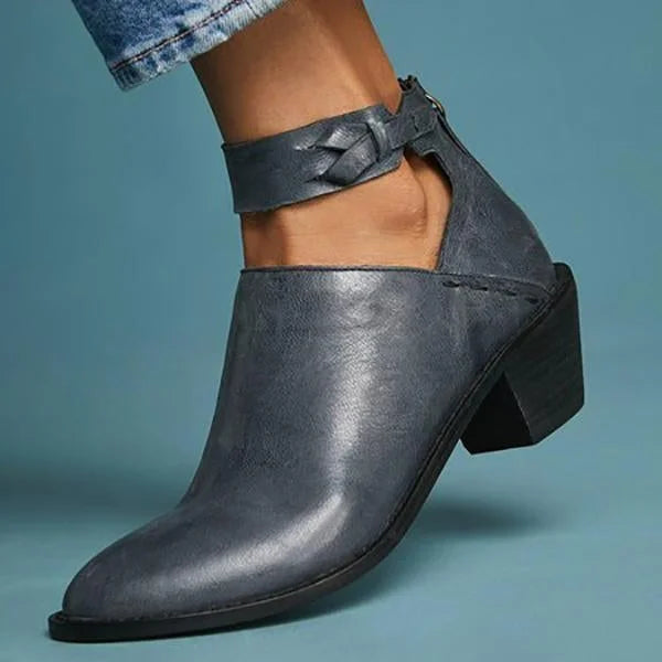 Talons Confortables pour Femmes avec Fermeture Éclair – Vera