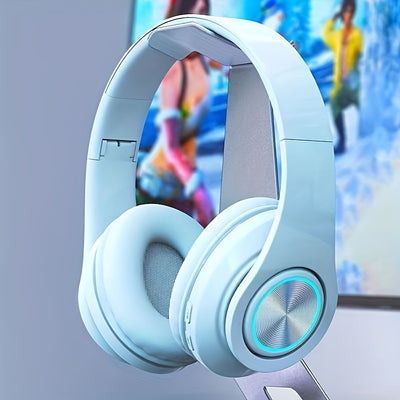 Casque sans fil LuxeSound Prestige | Audio exceptionnel en filaire et sans fil avec support de serre-tête et intégration de slot pour carte