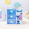 Boîte de Rangement Disney Stitch 3 Compartiments – Organisateur Multifonction pour Bureau, Bijoux et Jouets