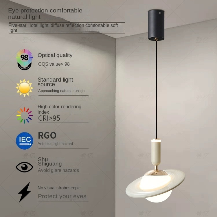 Suspension Design Saturne – Une Déclaration Céleste pour les Espaces Modernes