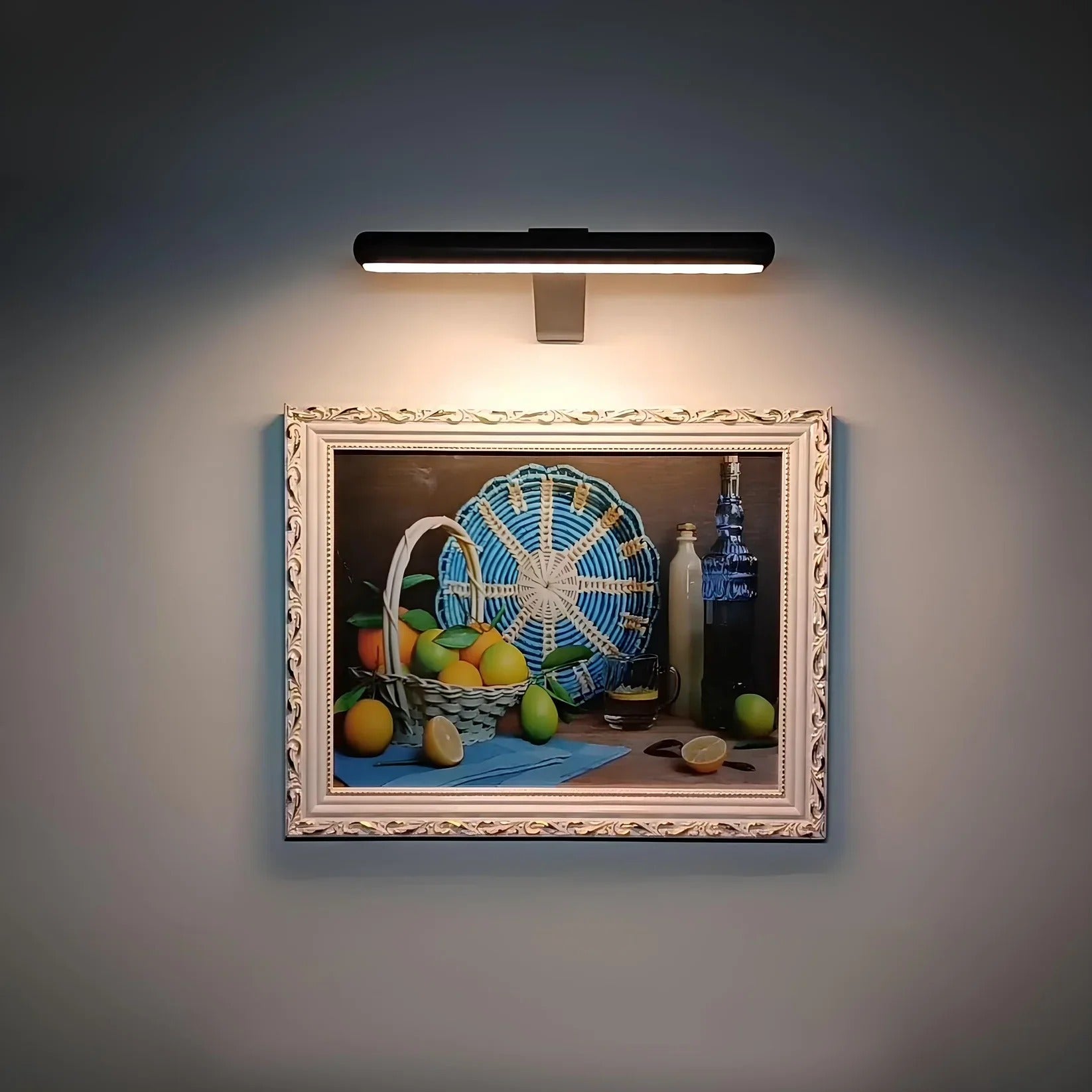 ArtGlow Éclairage de tableau LED sans fil – Lampe murale rechargeable avec télécommande, lumière dimmable
