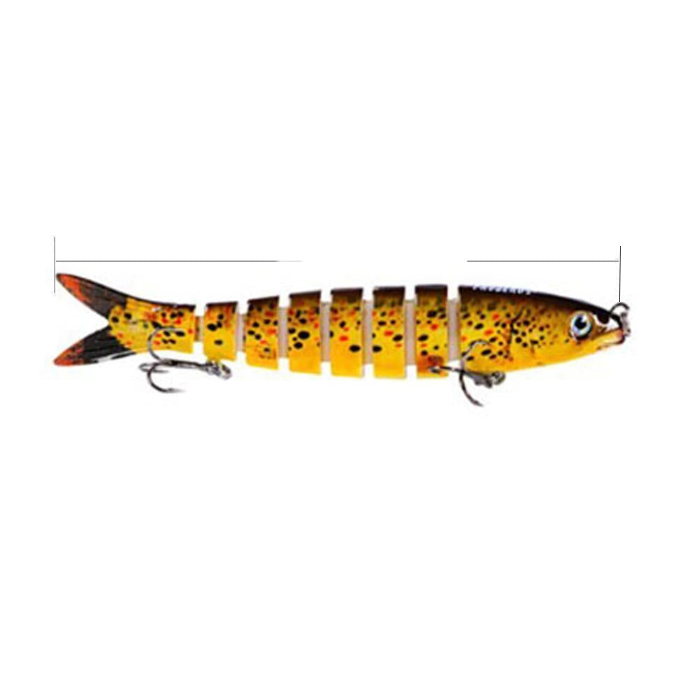 Bouchon de pêche à charnière | Leurres réalistes à segments multiples pour les gros poissons