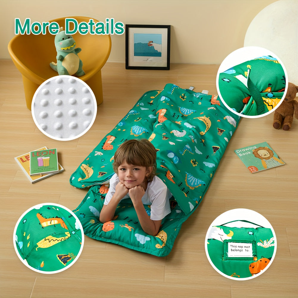 Tapis de sommeil Dino pour enfants - Pour des aventures confortables et amusantes