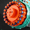 Blaster à mousse automatique – Pistolet turquoise avec 40 billes en mousse pour le plaisir de jouer