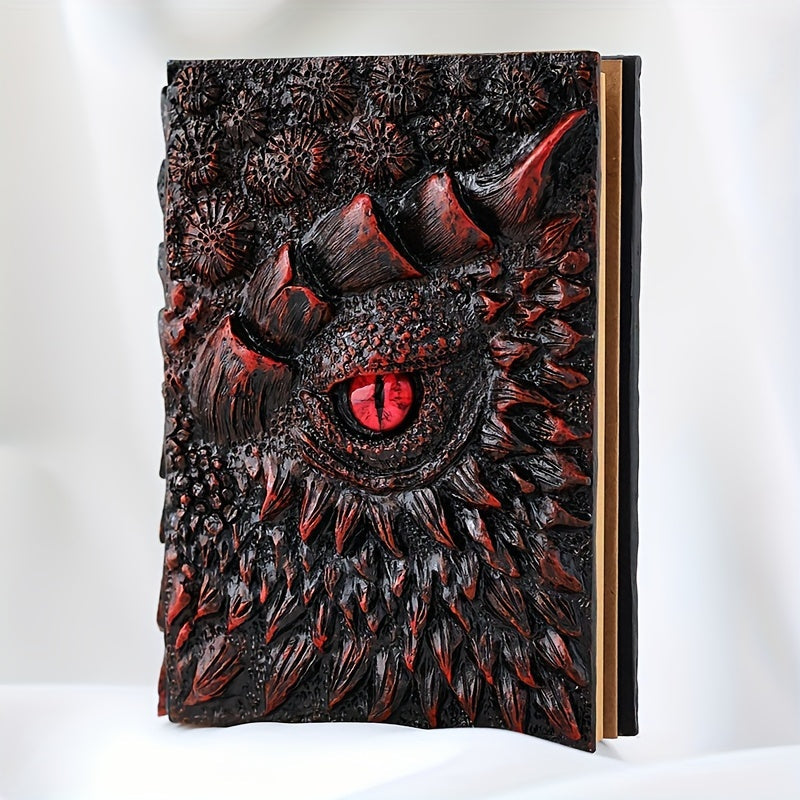 Carnet de Fantaisie avec Œil de Dragon – Robuste et Artistique