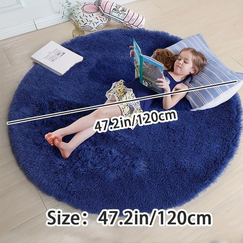 Tapis Rond Fluffy - Clouda