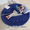 Tapis Rond Fluffy - Clouda
