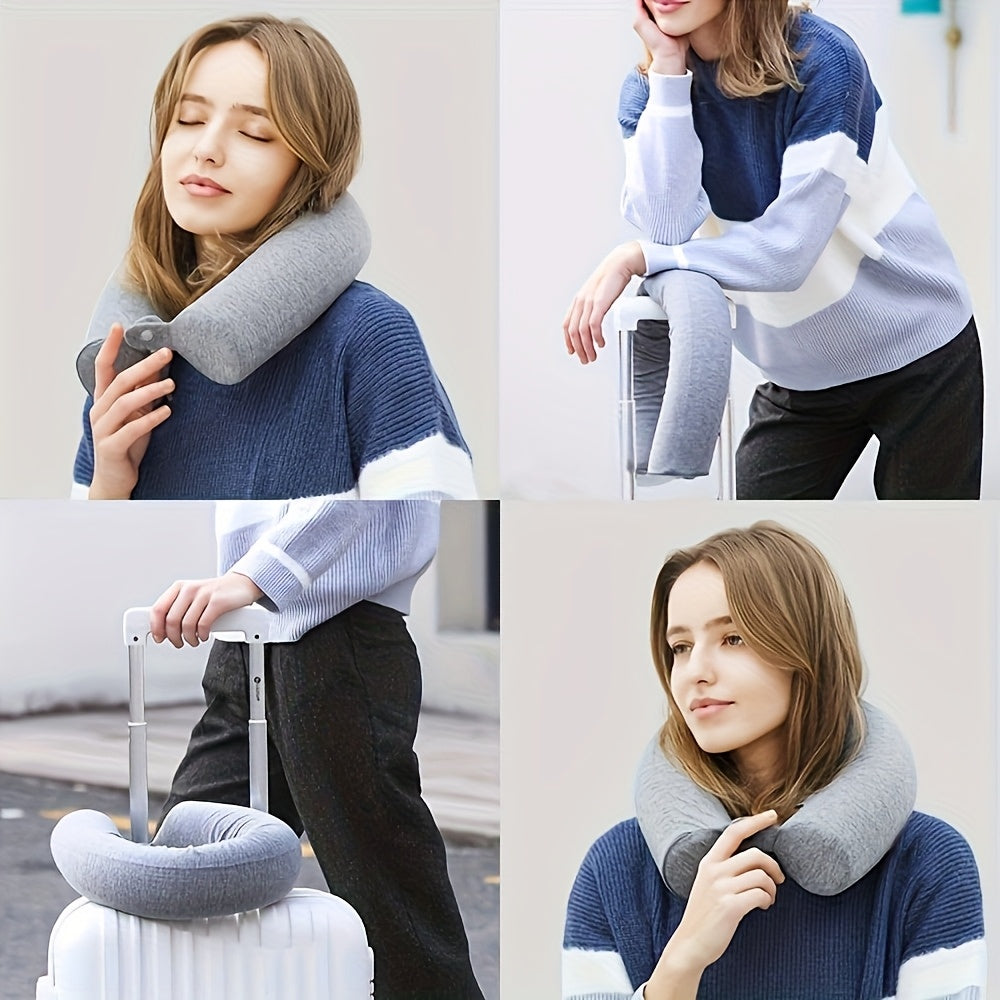 TravelEase Coussin de Voyage Réglable – Soutien et Confort