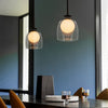 Suspension en Verre Moderne – Verre Fumé ou Transparent pour une Ambiance Élégante