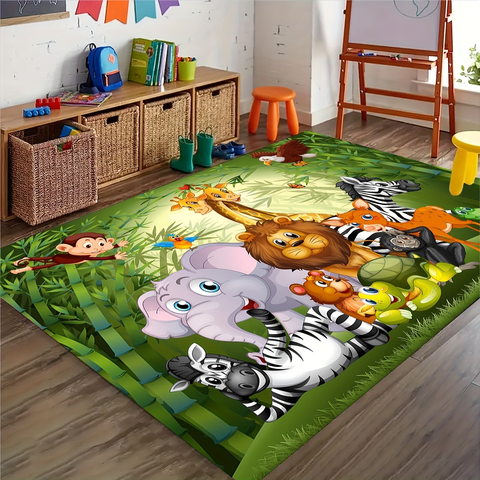 Tapis à Motif Animaux - Pour Une Ambiance Ludique à Domicile